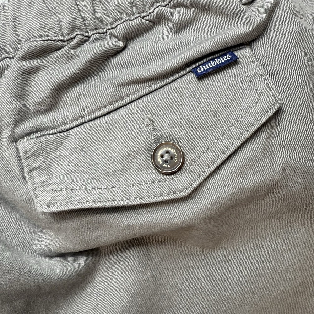 Chubbies Shorts Mens Size XL Grey Regular Fit 7" Inseam‎ Chino